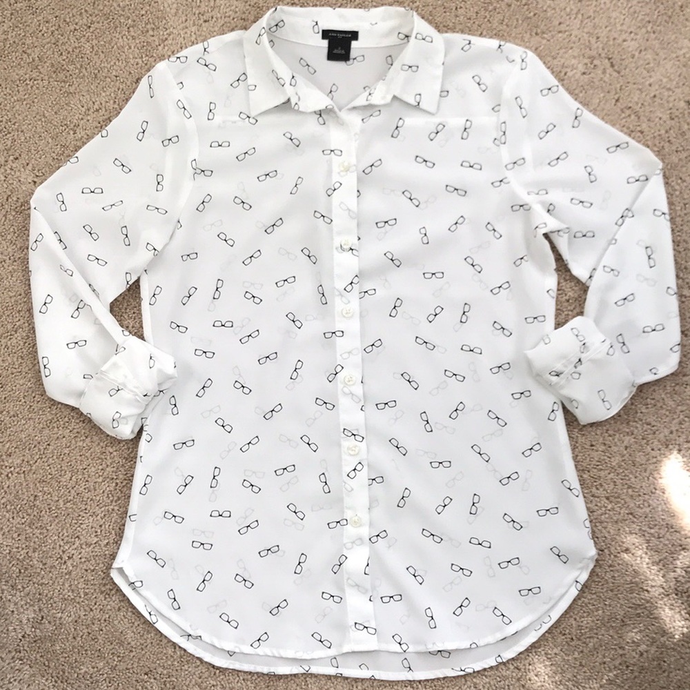 Ann Taylor Button Down Blouse